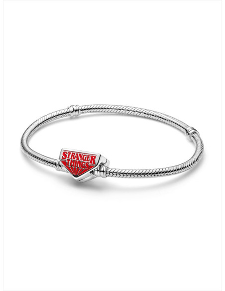 PULSERA PANDORA MOMENTS CADENA DE SERPIENTE CON CIERRE DE STRANGER THINGS 593572C01