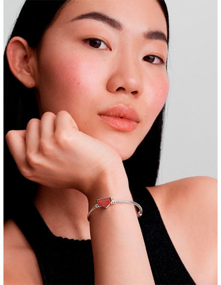 PULSERA PANDORA MOMENTS CADENA DE SERPIENTE CON CIERRE DE STRANGER THINGS 593572C01