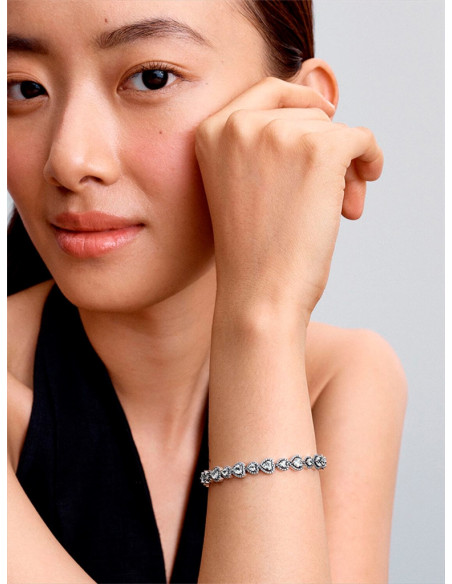 PULSERA PANDORA HALO DE CORAZONES EDICIÓN LIMITADA 593655C01