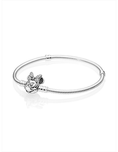 PULSERA PANDORA MOMENTS CON CIERRE RETRATO DE MINNIE BRILLANTE 597770CZ