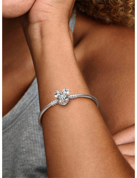 PULSERA PANDORA MOMENTS CON CIERRE RETRATO DE MINNIE BRILLANTE 597770CZ
