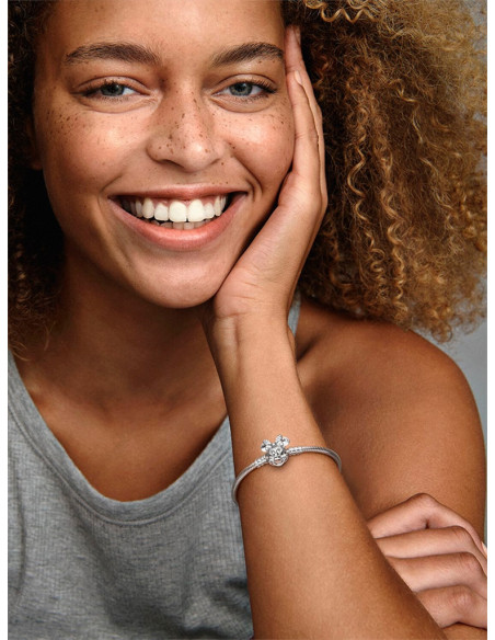 PULSERA PANDORA MOMENTS CON CIERRE RETRATO DE MINNIE BRILLANTE 597770CZ