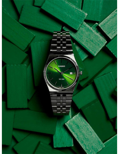 RELOJ HOMBRE CASIO COLLECTION MTP-B145D-3AVEF PLATEADO