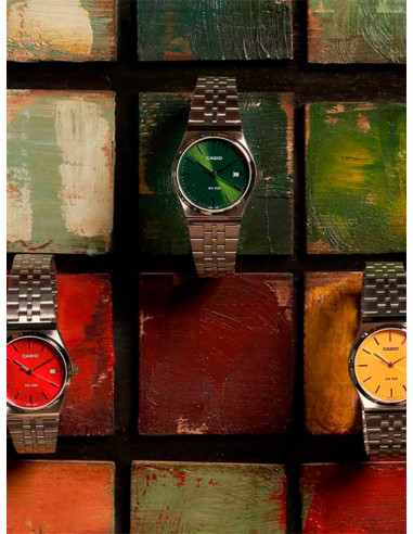 RELOJ HOMBRE CASIO COLLECTION MTP-B145D-3AVEF PLATEADO