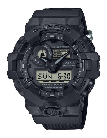 RELOJ HOMBRE CASIO G-SHOCK GA-700BCE-1AER NEGRO