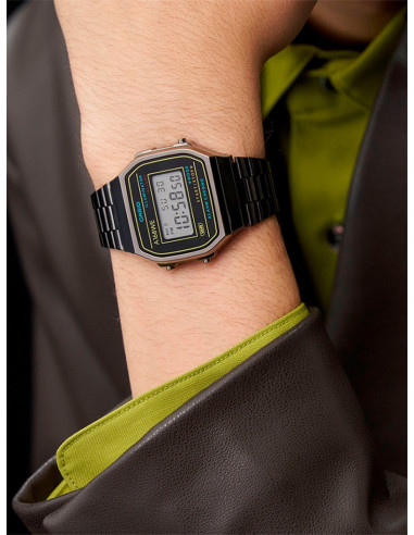 RELOJ UNISEX CASIO VINTAGE A168WEHB-1AEF