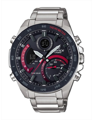 RELOJ HOMBRE CASIO EDIFICE ECB-900DB-1AER ROJO