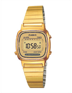 RELOJ MUJER CASIO VINTAGE MINI LA670WEGA-9EF DORADO