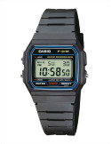 RELOJ UNISEX CASIO COLLECTION F-91W-1YEG NEGRO