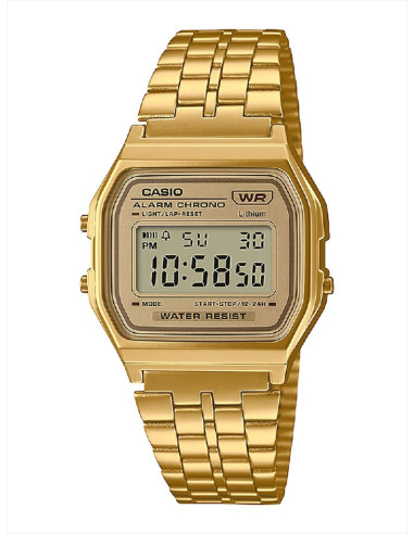 RELOJ UNISEX CASIO VINTAGE A158WETG-9AEF DORADO