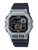 RELOJ UNISEX CASIO COLLECTION  WS-1400H-1BVEF PLATEADO NEGRO