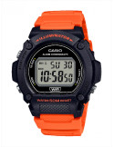 RELOJ HOMBRE CASIO COLLECTION W-219H-4AVEF NEGRO NARANJA