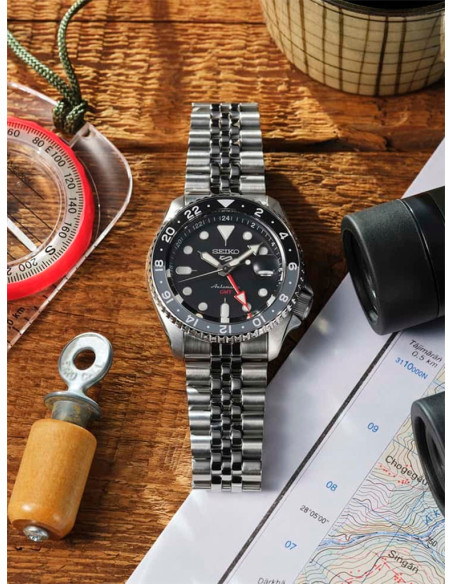 RELOJ HOMBRE SEIKO SPORTS GMT SSK001K1