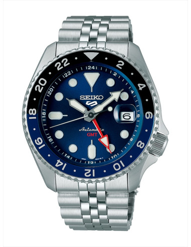 RELOJ HOMBRE SEIKO 5 SPORTS GMT BLUEBERRY SSK003K1
