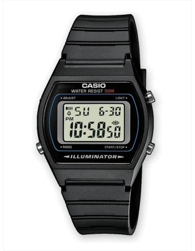 RELOJ UNISEX CASIO COLLECTION W-202-1AVEF NEGRO