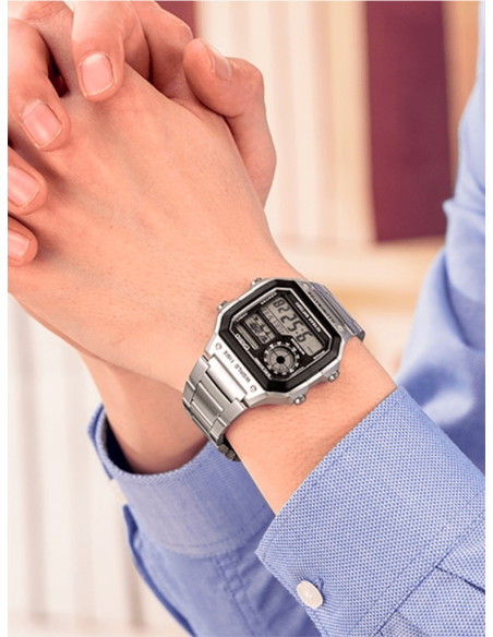 RELOJ HOMBRE CASIO COLLECTION AE-1200WHD-1AVEF ACERO