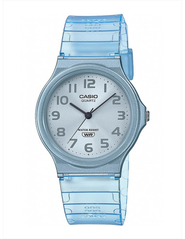 RELOJ MUJER CASIO COLLECTION MQ-24S-2BEF TRANSPARENTE AZUL