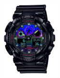 RELOJ HOMBRE CASIO G-SHOCK GA-100RGB-1AER NEGRO