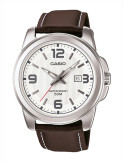 RELOJ HOMBRE CASIO COLELCTION MTP-1314PL-7AVEF PLATEADO MARRÓN