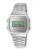 RELOJ UNISEX CASIO VINTAGE A168WEM-7EF PLATEADO