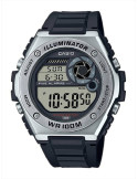 RELOJ HOMBRE CASIO COLLECTION MWD-100H-1AVEF PLATEADO NEGRO