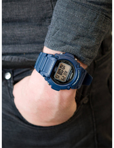 RELOJ HOMBRE CASIO COLLECTION W-219H-2AVEF AZUL