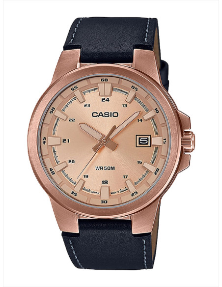 RELOJ HOMBRE CASIO COLLECTION MTP-E173RL-5AVEF ROSADO NEGRO