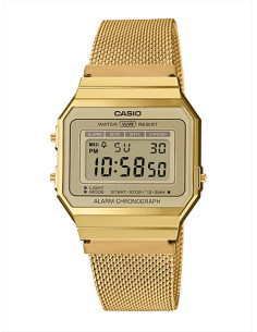 RELOJ UNISEX CASIO VINTAGE ICONIC A700WEMG-9AEF DORADO