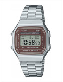 RELOJ UNISEX CASIO VINTAGE A168WA-5AYES MARRÓN