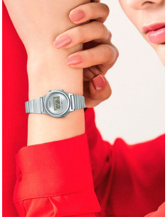 RELOJ MUJER CASIO COLLECTION MINI LA700WE-7AEF PLATEADO 2