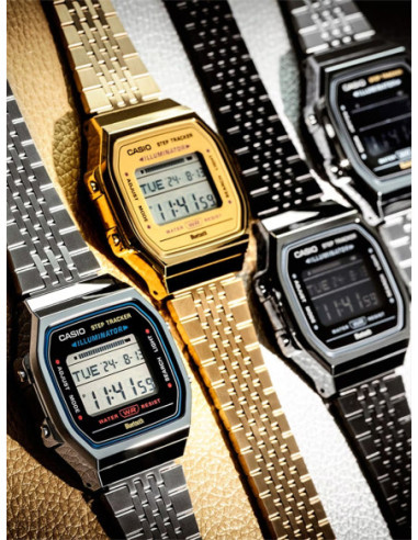 RELOJ UNISEX CASIO VINTAGE ABL-100WE-1BEF PLATEADO