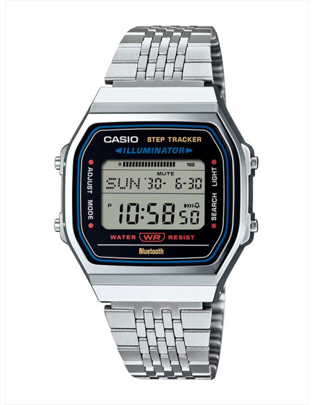 RELOJ UNISEX CASIO VINTAGE ABL-100WE-1AEF PLATEADO