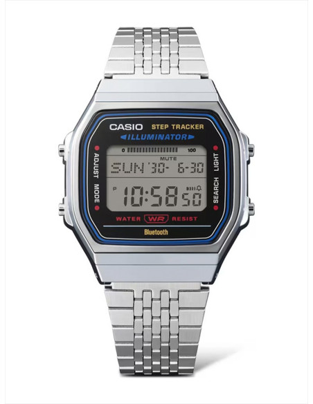 RELOJ UNISEX CASIO VINTAGE ABL-100WE-1AEF PLATEADO