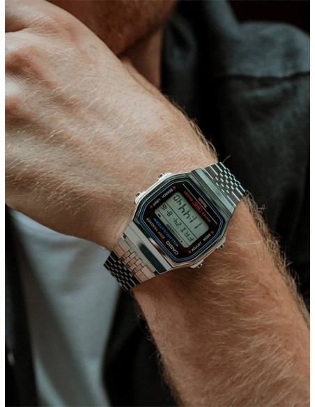 RELOJ UNISEX CASIO VINTAGE ABL-100WE-1AEF PLATEADO