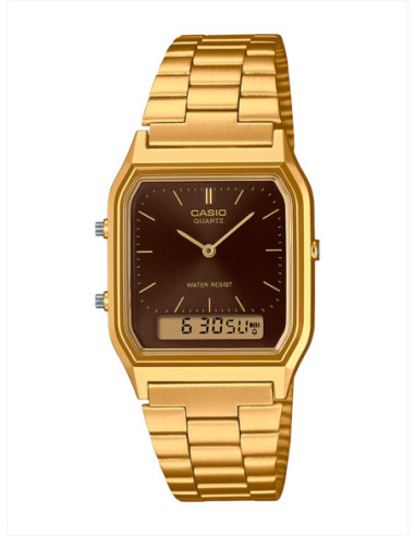 RELOJ UNISEX CASIO COLLECTION AQ-230GA-5AMQYES DORADO