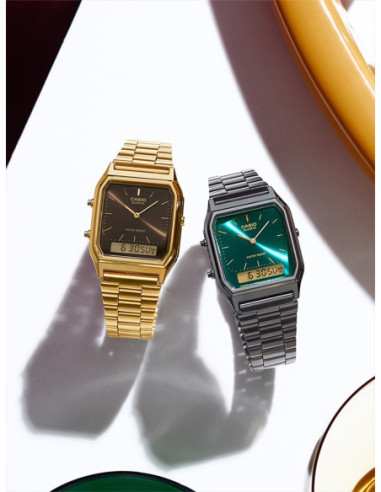 RELOJ UNISEX CASIO COLLECTION AQ-230EGG-3AEF NEGRO