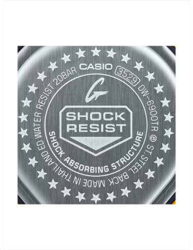 RELOJ HOMBRE CASIO G-SHOCK DW-6900TR-4ER 30TH ANNIVERSARY ROJO