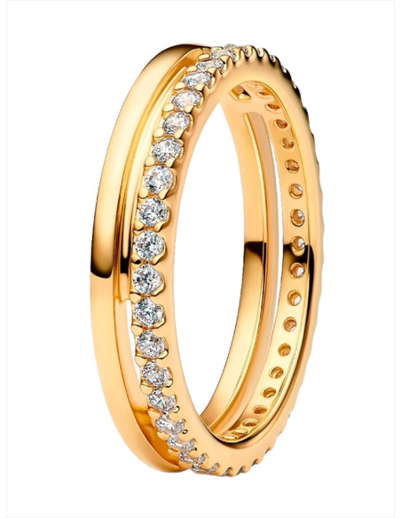 ANILLO PANDORA DOBLE BANDA 163799C01
