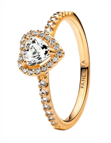 ANILLO PANDORA CORAZÓN EN RELIEVE 168421C01