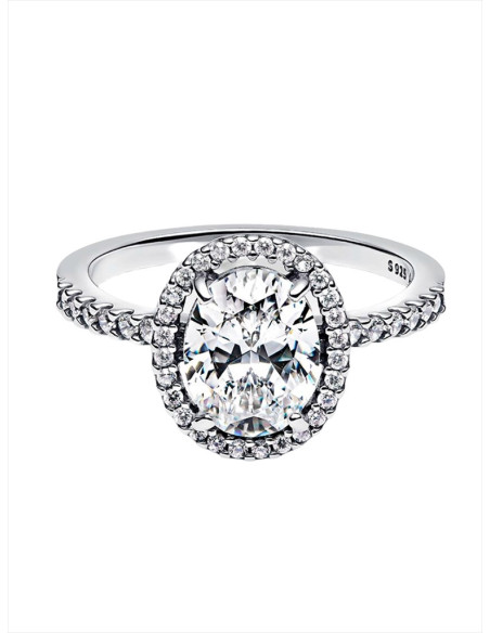 ANILLO PANDORA HALO OVALADO BRILLANTE 193777C01