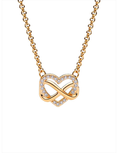 COLLAR PANDORA CORAZÓN INFINITO BRILLANTE 392666C01-50