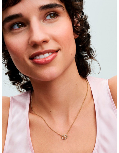 COLLAR PANDORA CORAZÓN INFINITO BRILLANTE 392666C01-50