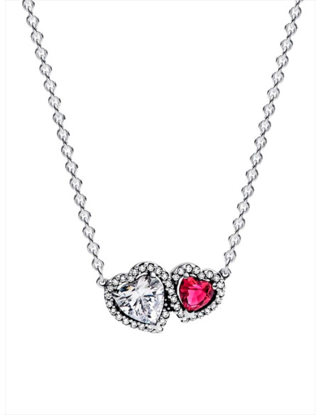 COLLAR PANDORA HALO CORAZONES 393632C01