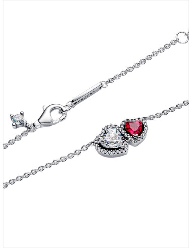 COLLAR PANDORA HALO CORAZONES 393632C01