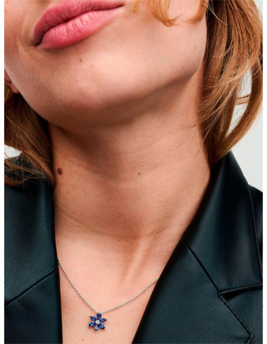 COLLAR PANDORA HERBARIO BRILLANTE AZUL 392387C02-45