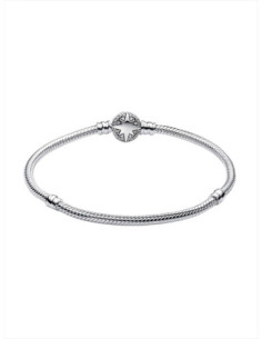 PULSERA PANDORA MOMENTS CADENA DE SERPIENTE CON CIERRE ESTRELLA POLAR 593584C02 2
