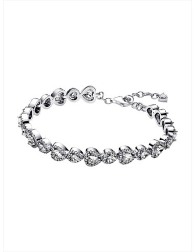 PULSERA PANDORA HALO DE CORAZONES EDICIÓN LIMITADA 593655C03