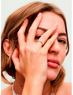 ANILLO PANDORA ME GEMAS Y ESMALTES 193089C01-52 2