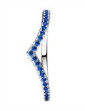 ANILLO PANDORA DESEO RELUCIENTE AZUL 196316C02-52