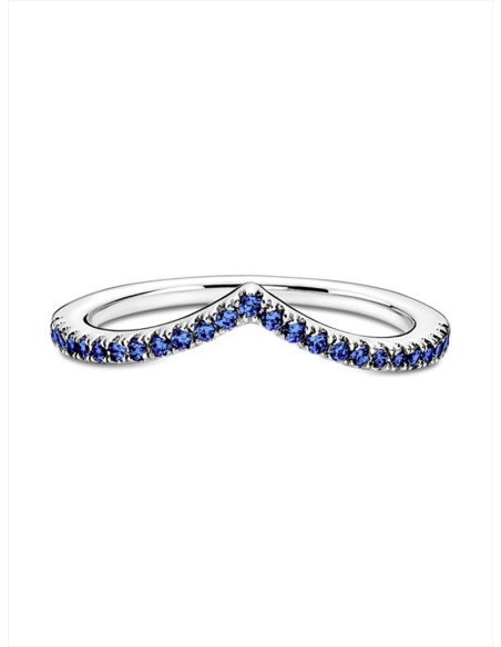 ANILLO PANDORA DESEO RELUCIENTE AZUL 196316C02-52